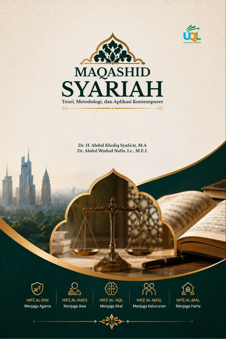 Sampul buku MAQASHID SYARIAH (Teori, Metodologi, dan Aplikasi Kontemporer)